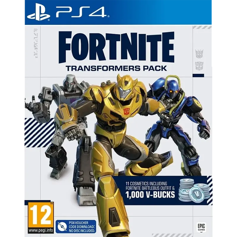 Fortnite Transformers pack PS4 Mascom International.webp